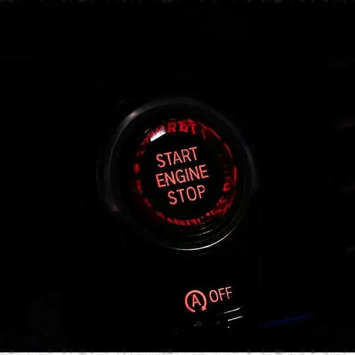 Sticker voor de start-stopknop van de automotor voor BMW X1 E84 E81 E87 X5 E70 X6 E71 E90 E60 2