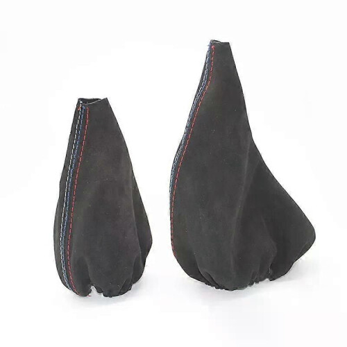 Copri cuffia leva cambio manuale per auto per BMW Serie 3 E36 E46 E30 E34 M3 Z3 Nero