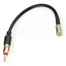 Autoradio-antenneadapter ISO naar DIN-kabel voor FM AM-antenne Autoantenne-verlengkabel Snoer DIN-stekker