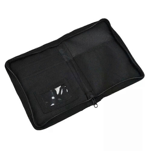 Organizer per vano portaoggetti per auto, portadocumenti, tessuto Oxford 600D, nero. 2