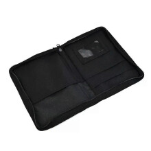 Organizador de guantera para coche, tela Oxford 600D negra, para documentos