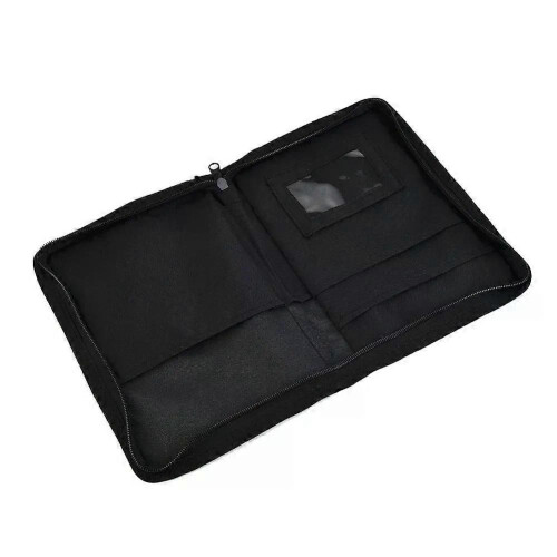 Organizer per vano portaoggetti per auto, portadocumenti, tessuto Oxford 600D, nero.