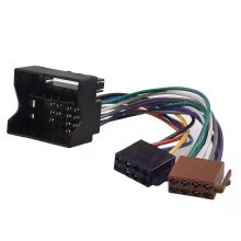 Autoradio ISO-adapterkabel voor Ford Fiesta Fusion Focus Mondeo C-Max S-Max Transit Kuga