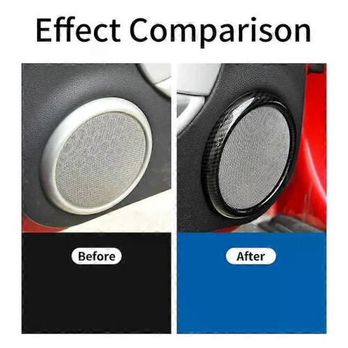 Auto Styling Deur Audio Luidspreker Decoratieve Stickers Auto Tweeter 3D Trim Ring Voor Mini Cooper 1