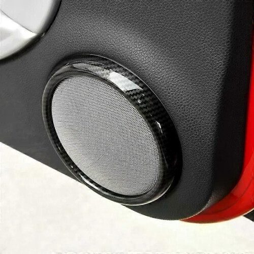 Auto Styling Deur Audio Luidspreker Decoratieve Stickers Auto Tweeter 3D Trim Ring Voor Mini Cooper