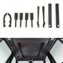 Bilsoltak solskydd Reparationssats Vänster Höger Delar för BMW X5 E70 F15 F81 54107198762
