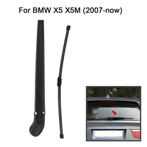 Car Rear Window Windshield Wiper Arm & Blade Complete Replacement Set for BMW E70 X5 X5M 1