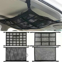 Organizzatore per tetto auto, rete portaoggetti per tetto auto, tasca in rete per accessori da campeggio