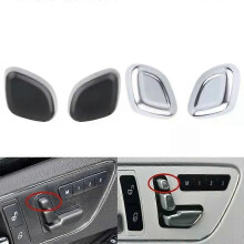 Bilstol Nackstöd Justera Kontrollknapp Strömbrytare Kåpa för Mercedes Benz C E CLS KLASS W204 W207