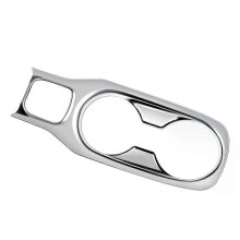 Auto Zilveren Middenconsole Waterbekerhouder Decoratie Cover Trim Stickers voor Toyota Corolla Cross