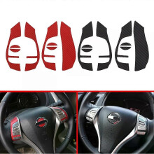 Koolstofvezelsticker voor Nissan X-trail Xtrail T32 Qashqai J11 Teana J33 Autostuurwieldecoratie