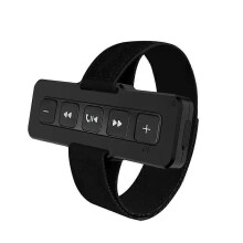 Bilrattkontroll Bluetooth-kompatibel 5 nycklar Bil DVD musikspelare 450mAh batteri trådlöst