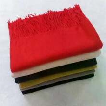 Bufanda de cachemira de colores sólidos brillantes para mujer, chal y chal de invierno, bandana, pashmina