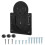 Comodi accessori per staffe di montaggio Robusto supporto per bersagli in acciaio Kit universali 1