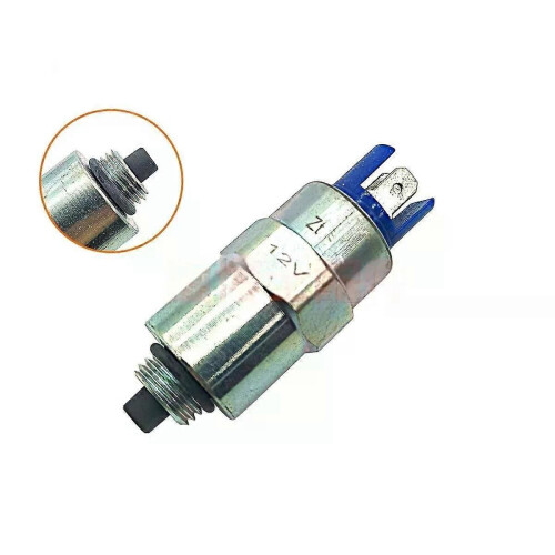Caterpillar Excavator Diesel Pump Solenoid Valve Engine Shutdown Switch Compatible with 312D2 313D2GC 1