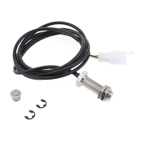 Digital Speedometer Odometer Tachometer Sensor Cable & Magnet ATV/Motorcycle 2