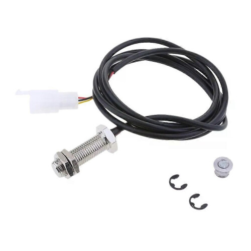 Digital Speedometer Odometer Tachometer Sensor Cable & Magnet ATV/Motorcycle 1