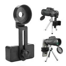 Clip adaptador para teléfono celular, clip de resorte de conexión universal, soporte para telescopio