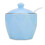 Dispenser Salt Container Ceramic Sugar Bowl With Lid And Spoon For Home And Kitchen For Simple Kitchen 2