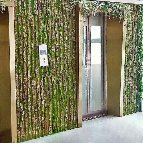 DIY Wall Decoration Green Plant Bark Artificial Bark Indoor Pipe Decoration Material Artificial Moss 1