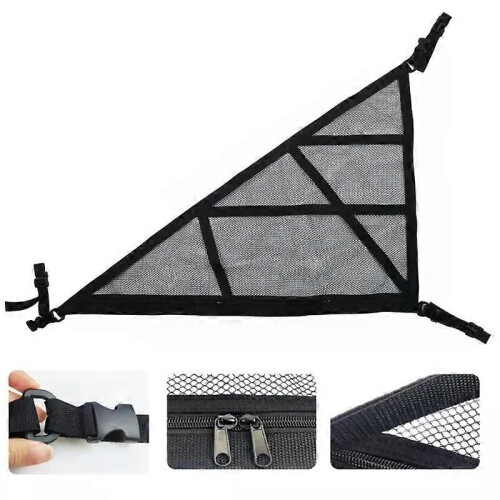Ceiling Storage Net For Car Roof Mesh Adjustable Interior Cargo Bag 1