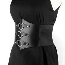 Cintura da donna creativa, corsetto elastico con fibbia larga, accessori elasticizzati, sottoseno avvolgente