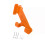 Support de suspension pour tronçonneuse, support pour outils électriques, orange, robuste, multifonctionnel, 2