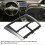 Cadre de panneau de navigation pour autoradio double DIN pour Subaru Impreza 2007-2012 3