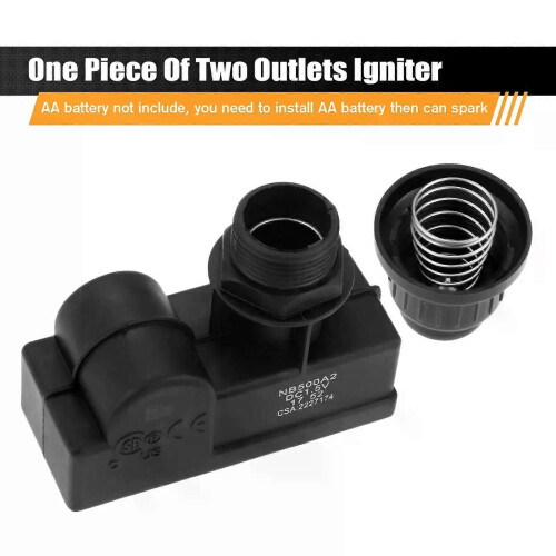 Double Ignition Kit Electronic Igniter Propane Gas Grill Igniters with Double Ignition Electrode 450 2