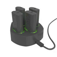 Laddare för Xbox One Controller Batteripaket 4x3600mAh Uppladdningsbara batterier Type-C Laddningskabel