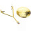Présentoir en cristal, support minéral, support métallique pour objets de collection, socle, figurines 5