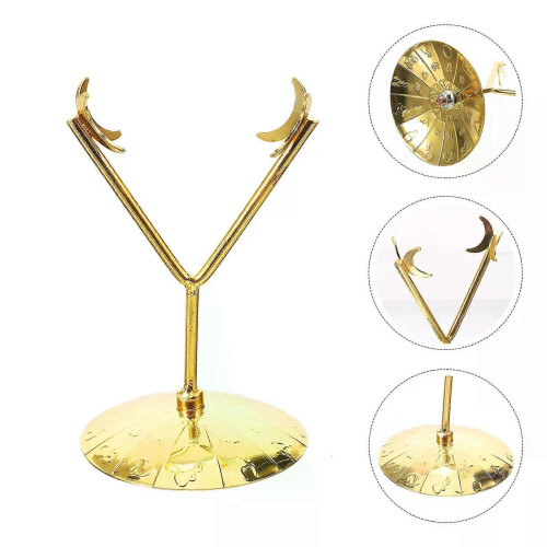 Présentoir en cristal, support minéral, support métallique pour objets de collection, socle, figurines
