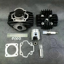 Kit de cilindro para Yamaha PW50 60cc, pistón de culata de gran diámetro PY QT PW 50 60 cc