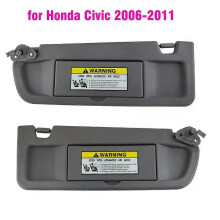 Donkergrijze zonneklep compatibel met Honda Civic 2006 2007 2008 2009 2010 2011 Vervangt 83230-SNA-A01ZA