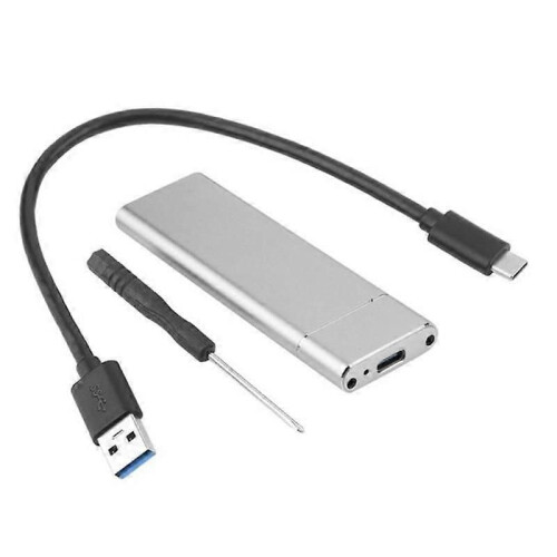 Dual Protocol M2 SSD-behuizing M2 NVMe SATA SSD-behuizing Adapter 10 Gbps USB 31 Type C externe harde 1