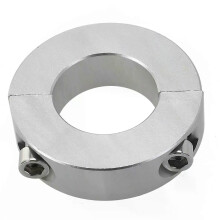 Klämkrage dubbelt delad axelkrage 13-30 mm innerdiameter Aluminiumlegering axelkrage Klämtyp