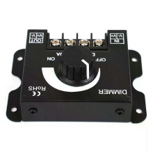 DC 12V 24V LED Dimmer Switch 30A 360W Spänningsregulator Stabilisator Strömförsörjning Justerbar för