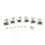 Stämpinnar för klassisk gitarr Single Tuners Keys String Machine Heads Delar 6st 3