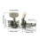 Stämpinnar för klassisk gitarr Single Tuners Keys String Machine Heads Delar 6st 2