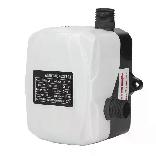 Pompa booster DC24V con pressione dell'acqua automatica ad alta portata 180W per lavello da cucina e 1