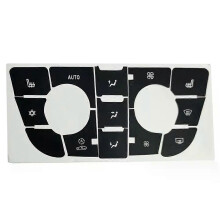 Decals Stickers Zwart Onderdelen Radio Vervanging Reserveonderdelen Eenvoudige Installatie Accessoires