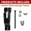 Support mural pour roue de secours de remorque, installation facile, accessoire utilitaire pour remorques 5