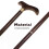 Detachable Walking Cane Adjustable Stick Elderly (chicken Wing Three-section Grip) Wooden Walker 3