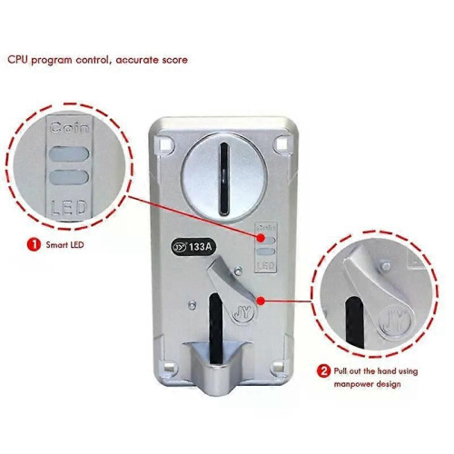 Coin Acceptor Coin Pusher JY133A CPU Arcade Coin Selector For Vending Machine Arcade Game Ticket Exchange 2
