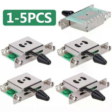 Kleurrijke 5-weg elektrische gitaar pickups, schakelaar, chroom, met knop, gitaaronderdelen, accessoires