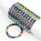 Buntes Perlenarmband Sternzeichen Vulkanstein Elastische Seilperlen 1