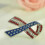Broches et rubans en strass avec drapeau américain et strass 2