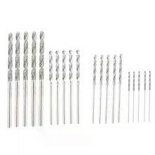 Diamantborrset 20 delar 4 storlekar 1 mm 15 mm 2 mm 25 mm Vridspets Smycken Strand Havsglasskal Ädelstenar