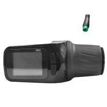 Ebike LCD Display Panel Juster 24V 36V 48V 60V S886 för elektrisk skotercykel (5PIN)