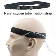 Komfort-Sauerstoff-Nasenkanülen-Stirnband Ohrenschützer für Sauerstoffschläuche Elastisches Sauerstoffkanülen-Stirnband